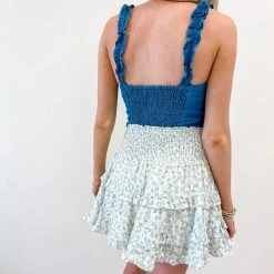 Indie Collection USA Collection Denim Crop Top