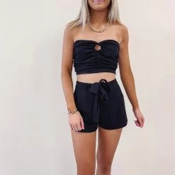 Indie Collection Charlotte Pleated Shorts