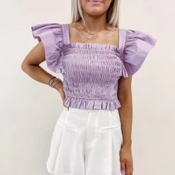 Indie Collection Lindsey Flutter Top