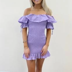 Indie Collection Dresses + Rompers Wendy Lavender Dress