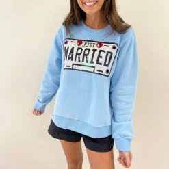 Indie Collection Just Married Pullover - Queen Of Sparkles
