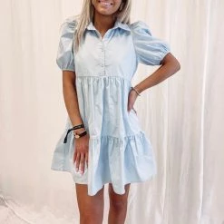 Indie Collection USA Collection Vance Dress - Blue