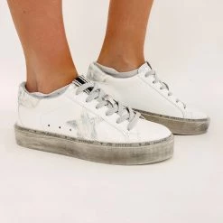 Indie Collection White Platform Sneakers