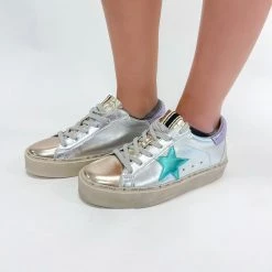 Indie Collection Metallic Platform Sneakers