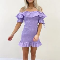 Indie Collection Dresses + Rompers Wendy Lavender Dress